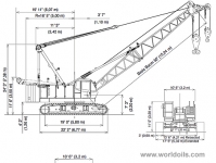 Manitowoc 12000 120tons Crawler Crane for Sale
