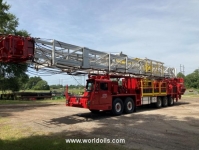 National Oilwell Model 5C Five Axle K100C Carrier Workover Rig - For Sale