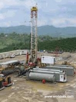 550HP Trailer Mounted Hydraulic Lift Drilling Rig - For Sale