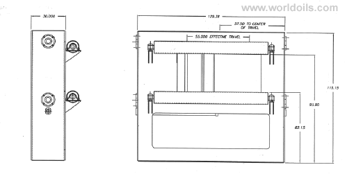 SMATCO Model 84-DPS-100 Single Drum Winch for lease