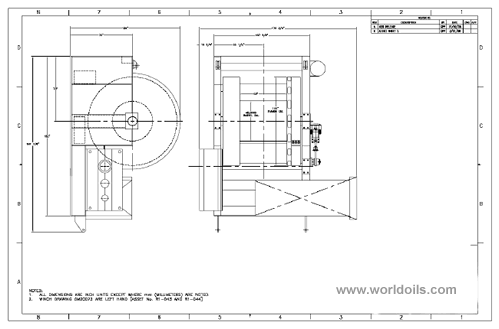 Skagit Model AED 295 -  Right Hand Single Drum Winch 
