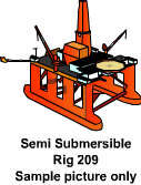 Semi Submersible Drilling Rig Used for sale