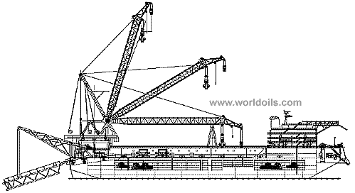 310 pax Derrick/Pipelay Barge for Charter
