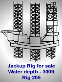 Jack Up Rig 300 Foot 
