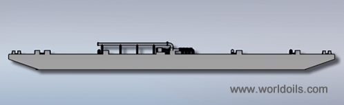 195ft Long Work Barge for sale